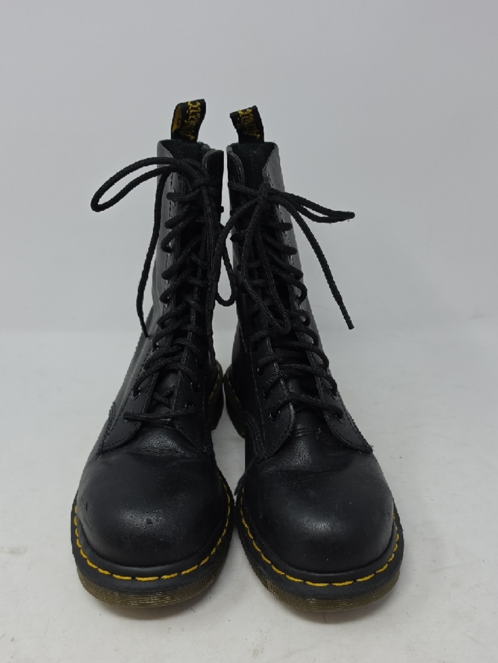 Dr. Martens Steel Toe Unisex Boots Men 6 Women 7 - Picture 2 of 6